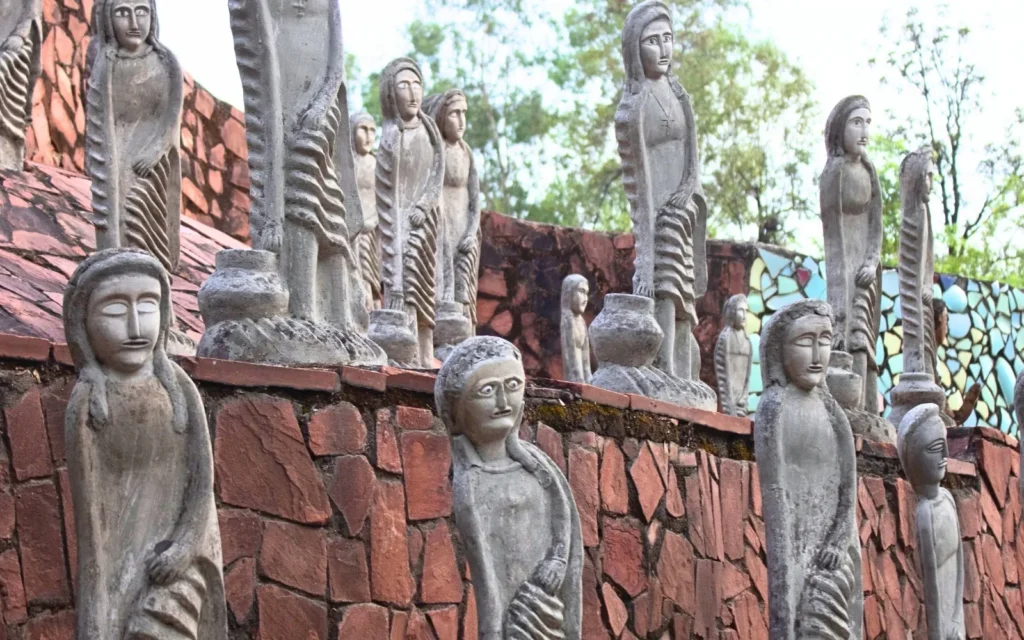 Scenic travel view of Chandigarh, Chandigarh, India