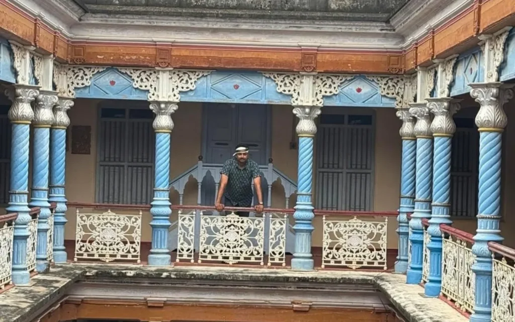 Scenic travel view of Chettinad, Tamil Nadu, India