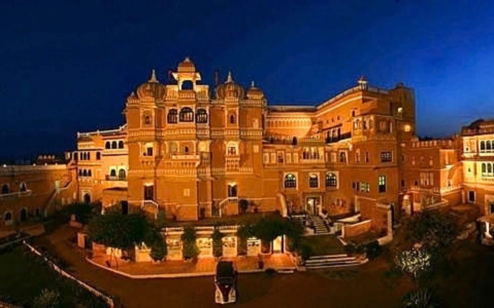 Scenic travel view of Deogarh, Rajasthan, India