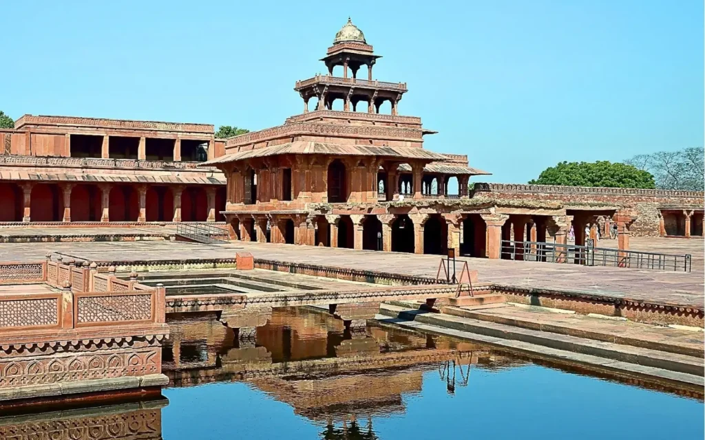 Scenic travel view of Fatehpur Sikri, Uttar Pradesh, India