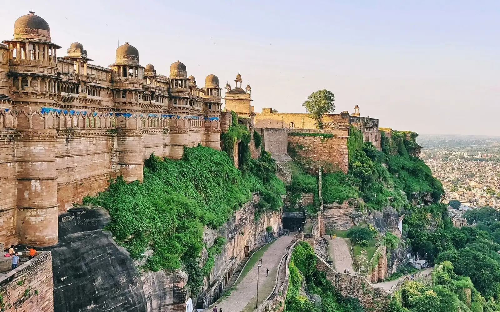 Scenic travel view of Gwalior, Madhya Pradesh, India