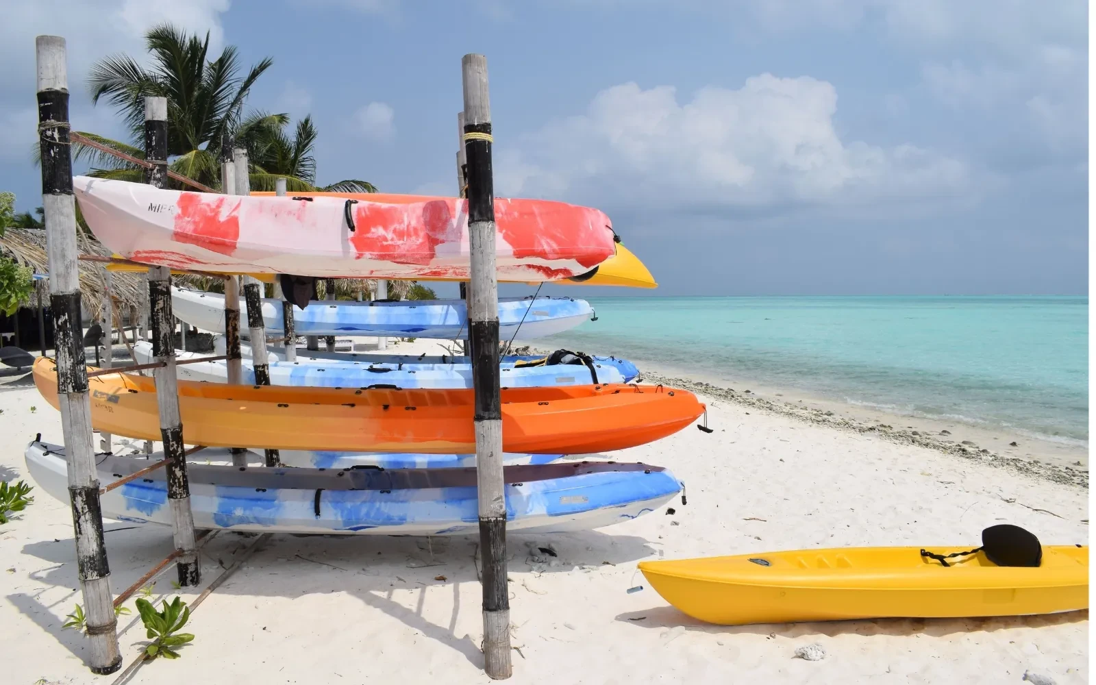 Tropical island scenery in Lakshadweep, India