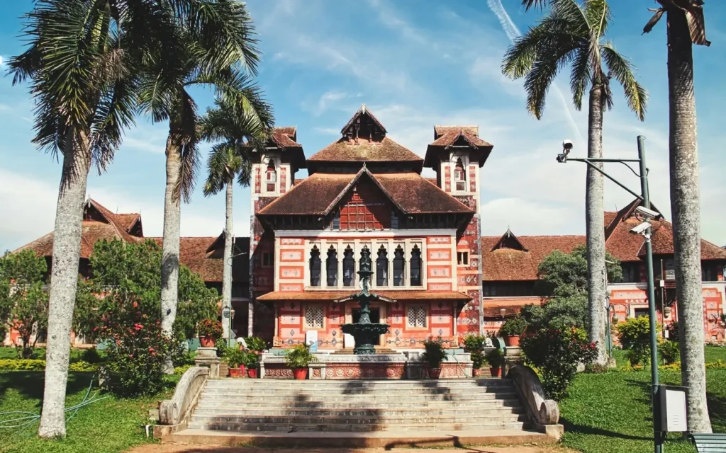 Scenic travel view of Thiruvananthapuram, Kerala, India